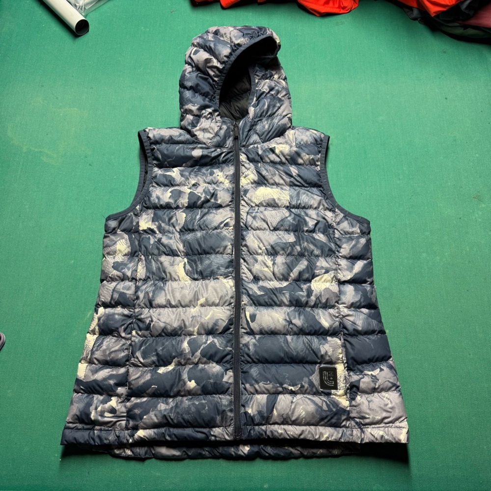 Lole Camouflage Puffer Vest with Hood